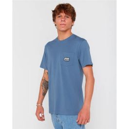 Camiseta de Manga Corta Hombre Rip Curl Sportline Badge Ss Tee Añil 7-8 Años