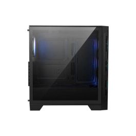 MSI MAG Forge 320R AIRFLOW Caja Micro Torre PC Gaming con 3 Ventiladores, Vidrio Templado y RGB Negra