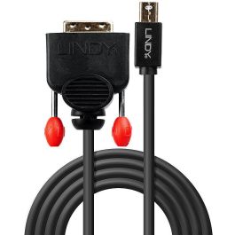 LINDY 41952 Cable Mini DisplayPort a DVI-D Macho a Macho Negro 2m 1920 x 1200 Píxeles