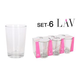Lav Set 6 Vasos Agua 205 cc "Lara" (8 Cajas)