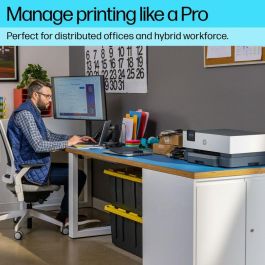 HP OfficeJet Pro 9110b Impresora Profesional de Inyección de Color para Oficinas Distribuidas y Fuerzas Laborales Híbridas