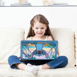 Lexibook LEX1695286887745 Ordenador educativo bilingüe STITCH – 124 actividades (francés-inglés)