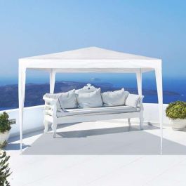Cenador de plástico blanco aktive 300x300x250 cm Cenador de plástico blanco aktive 300x300x250 cm