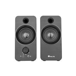 NGS SB 350 Altavoz PC Estéreo 12W con Alimentación USB, Entrada Jack 3.5mm, Micrófono y Salida Auriculares, Plug & Play