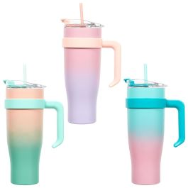 Cook Concept Mug Térmico 1,2 L Miami Bouteille Acero Inoxidable Asa para Bebidas Frías y Calientes