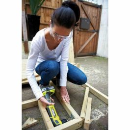 Ryobi Taladro Destornillador Angular 18V, Portabrocas Autoajustable 10mm, 0-1100 rpm, Perforación Madera/Metal 38/10mm, Luz LED