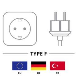 MicroConnect Cable de Alimentación Schuko