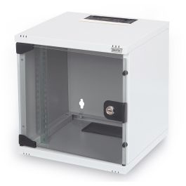 Digitus Armario de Pared 10" 6U 330x312x300mm, Puerta de Cristal, Gris (RAL 7035) Precio: 95.5000002. SKU: S7817476