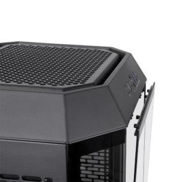 Thermaltake The Tower 250 Mini Tower Negro, Blanco para PC con Pantalla LCD 3.9", Ventiladores 2x120mm, Soporte HDD/SSD 2.5/3.5"