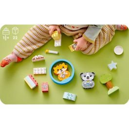 LEGO Duplo Mi Primer Perrito y Gatito con Sonidos - Juego de Construcción para Niños 1.5+ años, 22 Piezas