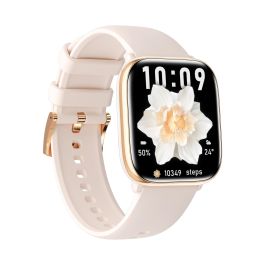 Myphone Reloj Smartwatch Pastel Gold Cream con Pantalla AMOLED 1,75', Resistencia IP67, Monitor de Salud y Notificaciones