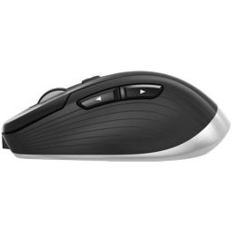 3Dconnexion CadMouse Compact Wireless para Oficina, Óptico 7200 DPI, RF Wireless + Bluetooth + USB-C, Negro