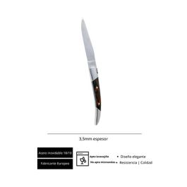 Feroz Cuchillo Chuletero Negro 225 Mm (6 Unidades) Feroz Cuchillo Chuletero Negro 225 Mm (6 Unidades)