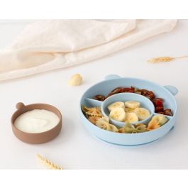 KioKids Plato de Silicona con 3 Compartimentos y Ventosa, Diseño Oso Azul para Bebés +6 Meses, Baby Led Weaning (BLW), Apto para Microondas y Lavavajillas Precio: 15.88999951. SKU: B19J2XAF59