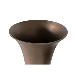 Giner y Colomer - Lote de 2 Jarrones Aluminio Bronce Envejecido 80x20cm y 62x25cm