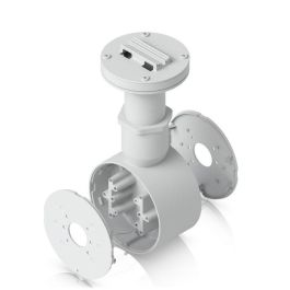 Ubiquiti Soporte Doble para Cámaras UniFi 1 1/2" NPS de Aleación de Aluminio y Policarbonato Blanco para Montaje en Superficie Plana y Conducto Roscado