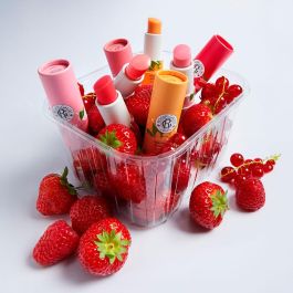 ROGER & GALLET Bálsamo Labial GINGEMBRE ROUGE Hidratante y Sublimador con Jengibre Rojo y Frutas Silvestres 3,5g