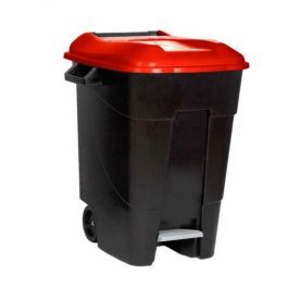 Tayg Contenedor de Residuos 100L con Pedal. Plástico Resistente, Rojo. Para Reciclaje y Uso Profesional. Precio: 57.49999981. SKU: B1KA8TVXL4