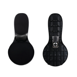 Q-connect Reposabrazos Ergonómico con Alfombrilla de Ratón y Apoyo de Muñeca Color Negro 220x140x480 mm