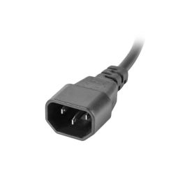 Lanberg PDU-07F-0200-IEC-BK PDU Unidad de Distribución de Energía 7 Salidas AC, Conector C14, Tipo F, 1U Rack Horizontal, 10A, Negro