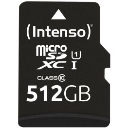 Intenso 3424493 MicroSD 512GB UHS-I Clase 10 U1 Tarjeta de Memoria Precio: 76.98999979. SKU: B1EHNJH4XG