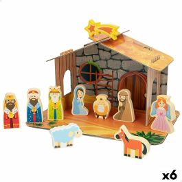 Belén de Navidad Woomax Madera Cartón 22 x 16 x 12 cm 11 Piezas Precio: 56.89000009. SKU: B1B6886JBV