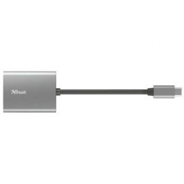 Trust 24136 Lector de Tarjetas Externo Dalyx USB-C 3.2 Gen 1 Rápido Compacto para SD/microSD hasta 104MB/s Aluminio PC Portátil Trust 24136 Lector de Tarjetas Externo Dalyx USB-C 3.2 Gen 1 Rápido Compacto para SD/microSD hasta 104MB/s Aluminio PC Portátil