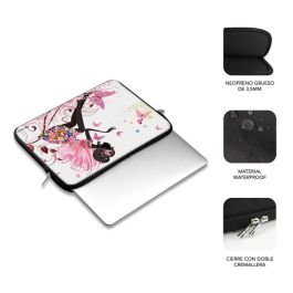 SUBBLIM SUBLS-SKIN102 maletines para portátil 35,6 cm (14") Multicolor Precio: 14.49999991. SKU: B15BCX7ZC8