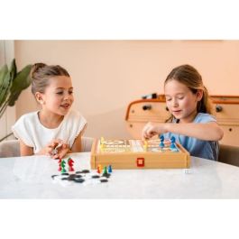 Dujardin Caja 8 Juegos Estándar: Oca, Damas, Dada, Halma y más, para niños y adultos a partir de 6 años