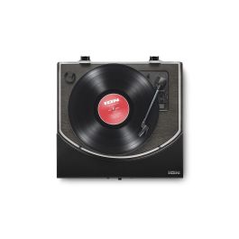 ION Tocadiscos Premier LP Negro con Altavoces Estéreo, Bluetooth, USB a Digital, 33/45/78 RPM y Retorno Automático
