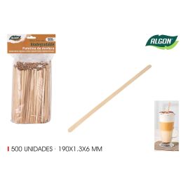 Set de 500 paletinas de madera Algon 190x1.3x6 mm (20 Cajas) Precio: 35.50000003. SKU: B1H89ALQVJ