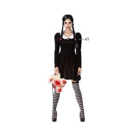 Disfraz de Niña Fantasma para Mujer Adulto XL - Halloween, Negro