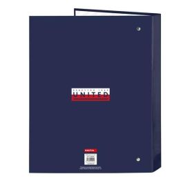 Carpeta de anillas Benetton Varsity Azul marino A4 26.5 x 33 x 4 cm Carpeta de anillas Benetton Varsity Azul marino A4 26.5 x 33 x 4 cm