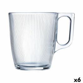 Taza Luminarc Stripy Desayuno Transparente Vidrio (250 ml) (6 Unidades) Precio: 13.50000025. SKU: S2707380