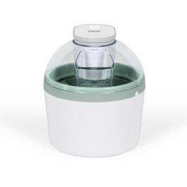 Livoo DOM461 Heladera 1 L con Depósito Acumulador de Frío, Cuchilla Mezcladora, Tapa Transparente y Molde para 7 Helados con Palitos