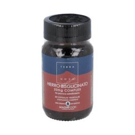 TERRANOVA Hierro Bisglicinato 20Mg. 50 Cápsulas. Suplemento apto para veganos que contribuye a la formación de glóbulos rojos. Precio: 12.4999996. SKU: B1FFGKY8JD