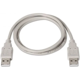 AISENS - CABLE USB 2.0, TIPO A/M-A/M, BEIGE, 2.0M