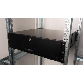EQUIP Schublade 19" para Servidores Rack 3U - Cajón extraíble y con cerradura, negro