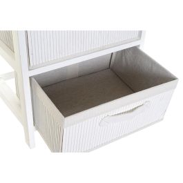 Cajonera DKD Home Decor Blanco Bambú Madera de Paulonia 42 x 32 x 45 cm Cajonera DKD Home Decor Blanco Bambú Madera de Paulonia 42 x 32 x 45 cm