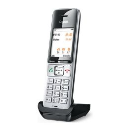 Gigaset COMFORT 500HX Teléfono DECT/analógico Terminal con conexión por cable Altavoz Negro Plata