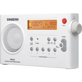Radio Portátil Digital Sangean PR-D7 Blanco Radio Portátil Digital Sangean PR-D7 Blanco