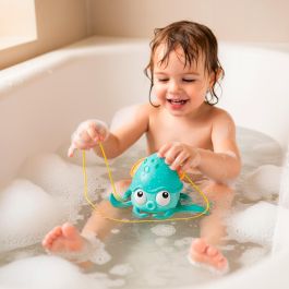 Tachan Pulpo de Arrastre y Juguete de Baño Azul para Bebés +12 Meses
