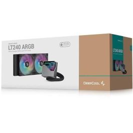 DeepCool LT240 Kit Refrigeración Líquida AIO 240mm ARGB 2x 120mm PWM Alto Rendimiento Compatible Intel LGA 1700 Espejo Infinito