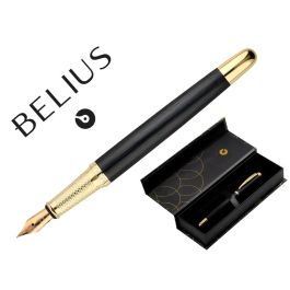 Pluma Belius Passion Dor Aluminio Textura Cepillada Color Negro Y Dorado Tinta Azul Caja De Diseño Precio: 11.49999972. SKU: B17T7MSJD9