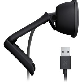 Logitech Brio 105 Business Webcam 1080p con Obturador de Privacidad, Micrófono y Plug-and-Play. Ideal para Empresas, compatible con Windows, macOS, Google Meet.