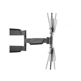 Ewent EW1525 Soporte TV Pared para pantallas 23-55 pulgadas hasta 35kg, VESA 75x75 a 400x400mm, Inclinable, Giratorio, Altura Ajustable, Negro