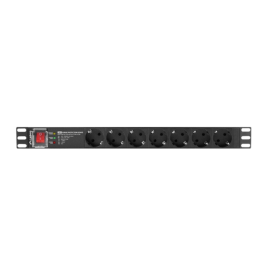 Lanberg PDU-PRO-07F-0200-BK Regleta Conmutada Monofásica 6 Salidas Tipo F 2m 16A Precio: 28.49999999. SKU: B1JFT2A9HM