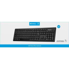 Sandberg Teclado USB Cableado Office Keyboard Nord