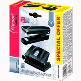 Maped Grapadora Essential Metal 25H Ref: 354311 + Perforadora 2 Agujeros 35H Ref: 402411 Negro Precio: 9.9499994. SKU: B1AMACC5Z6
