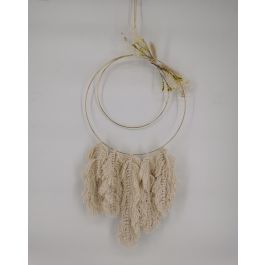 Decoracion Colgante Boho DKD Home Decor Beige 2.5 x 75 x 30 cm (4 Unidades) Precio: 27.50000033. SKU: B1HMFLWAL2